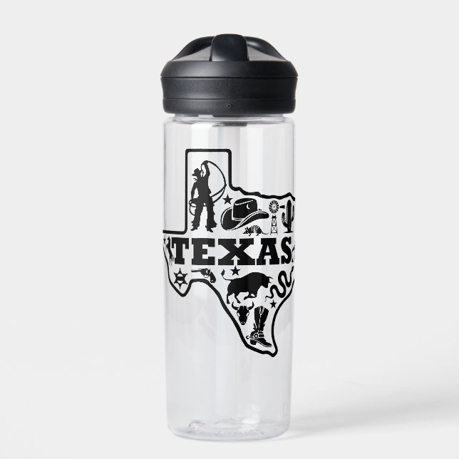 Texas Water Bottle (Front)