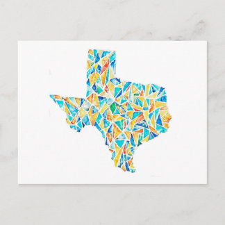 Texas Watercolor Customisable Postcard