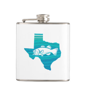 Texas Wave Fishing Hip Flask