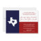Texas Wedding Venues Invitations Red White Blue