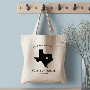 Texas Wedding Welcome Bag for Hotel Guests, Tote