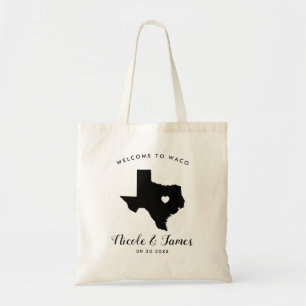 Texas Wedding Welcome Bag for Hotel Guests, Tote