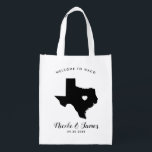 Texas Wedding Welcome Bag for Out of Town Guests<br><div class="desc">Fill this bag with your favourite Texas treats for guests to your wedding!</div>