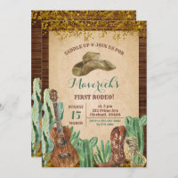 Texas Western Boy's First Rodeo birthday