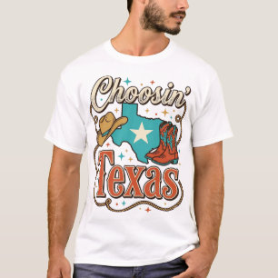 Texas Western Vintage Cowgirl Graphic T-Shirt Desi