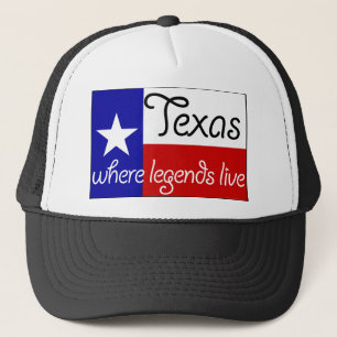 Texas - where legends live cap