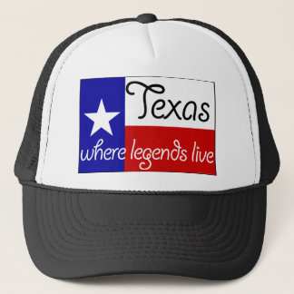 Texas - where legends live cap