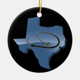 TEXAS WHIP CERAMIC TREE DECORATION