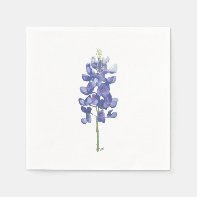 Texas Wild Flower Bluebonnet Napkin (Front)