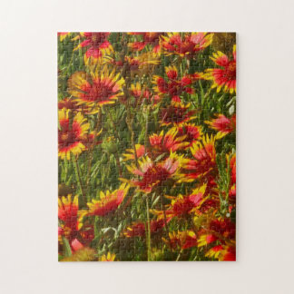 Texas Wildflower Riot Jigsaw Puzzle