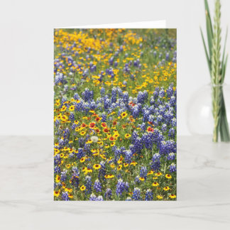 Texas Wildflowers by Cynthia Wenslow Card