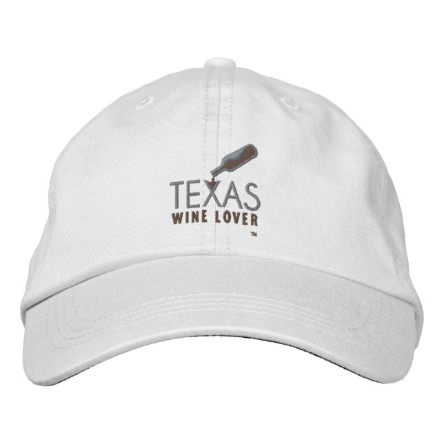 Texas Wine Lover Adjustable Hat (Front)