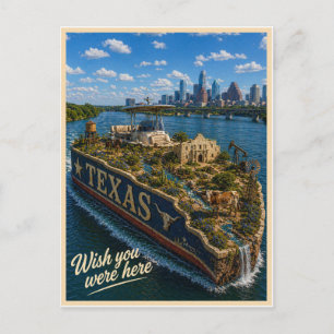 Texas   Wish You Were Here   State Series Postcard