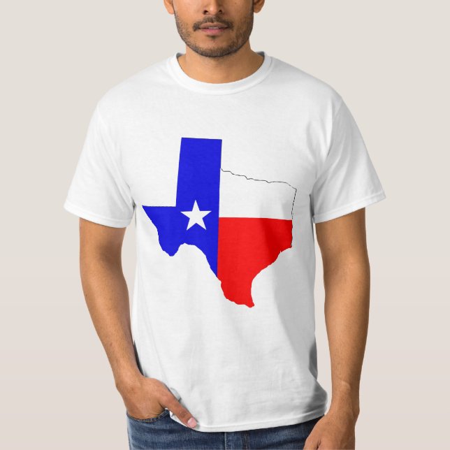 Texas with Flag T-Shirt (Front)