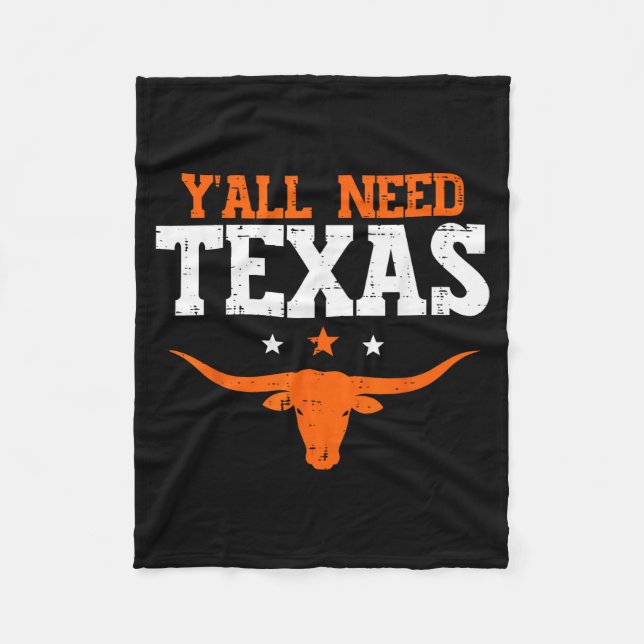 Texas Women Kids Men Boys Girls Youth Teen  Fleece Blanket (Front)