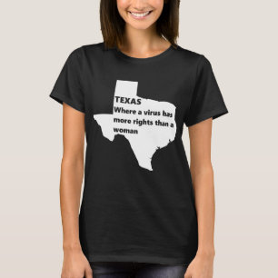 texas womens rights covid white T-Shirt