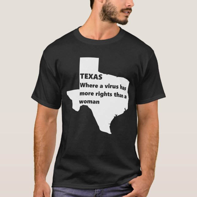 texas womens rights covid white T-Shirt (Front)