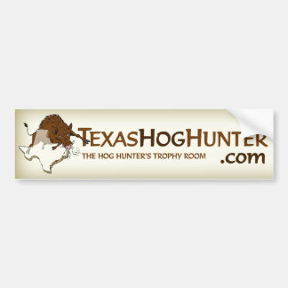 TexasHogHunter.com Bumper Sticker