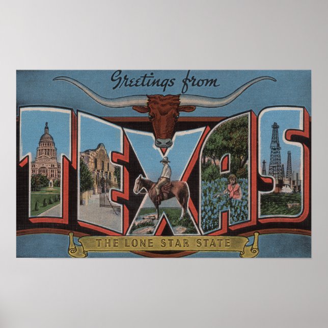 TexasLarge Letter Scenes 3 Poster (Front)