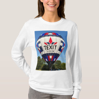 TeXit Coin Hot Air Balloon QR Code T-Shirt