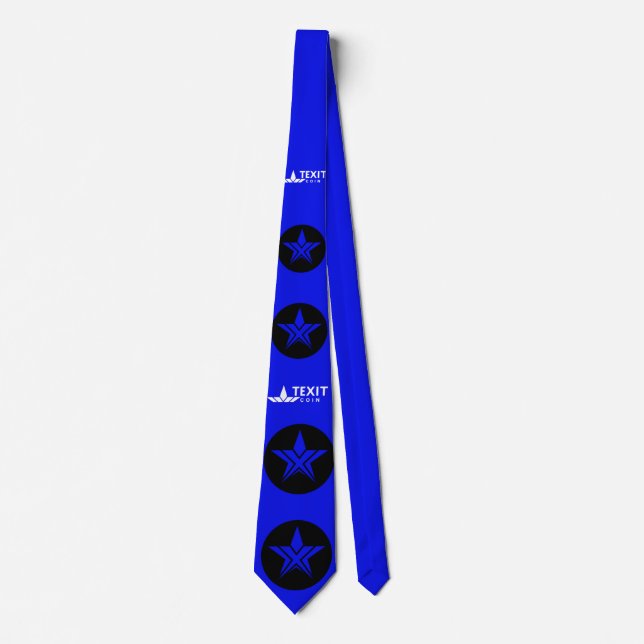 TeXit Coin Men's  Tie (Front)