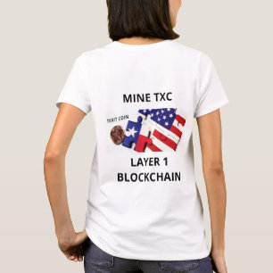 Texit Coin Official Logo and Puzzle Piece T-Shirt