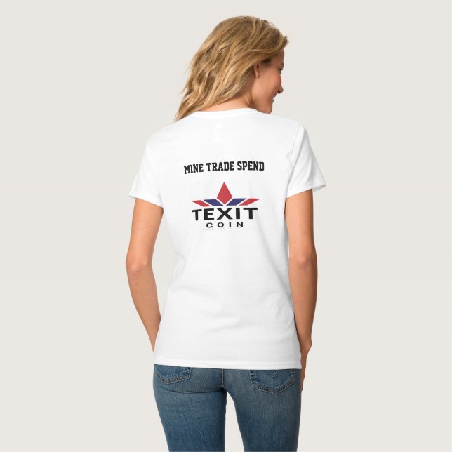 TeXit Coin Women's  T-Shirt (Back Full)