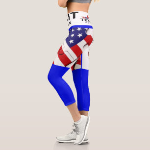 TexitCoin Logo Puzzle  Pieces Yoga  Capri Leggings