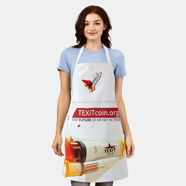 TexitCoin Rocketship Apron (Worn)