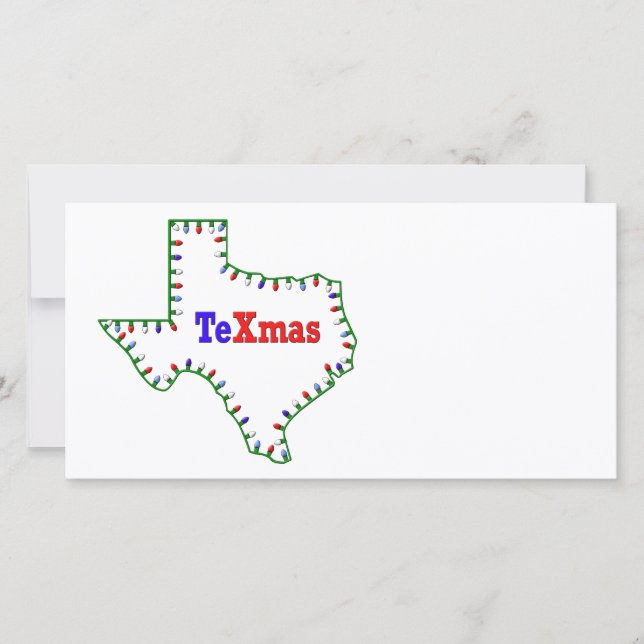 TeXmas Lights Holiday Card (Front)
