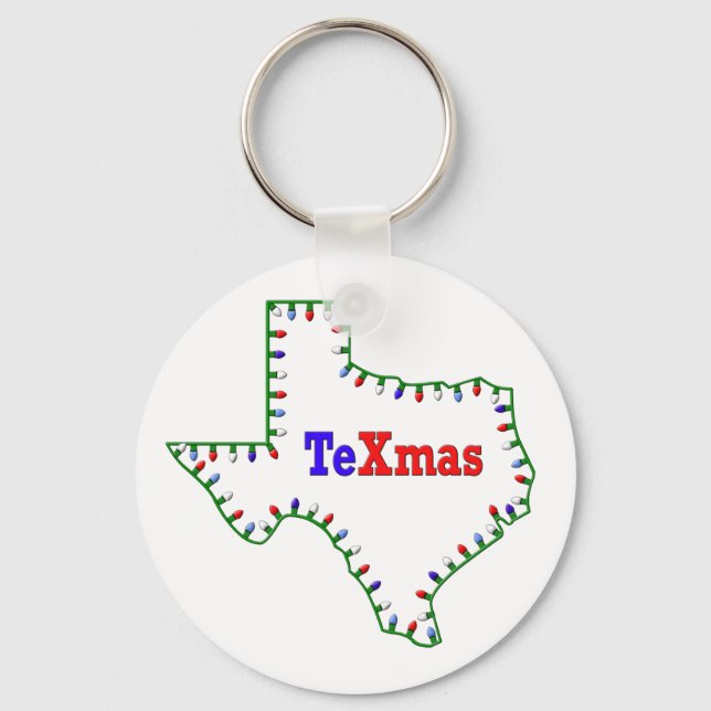 TeXmas Lights Key Ring (Front)