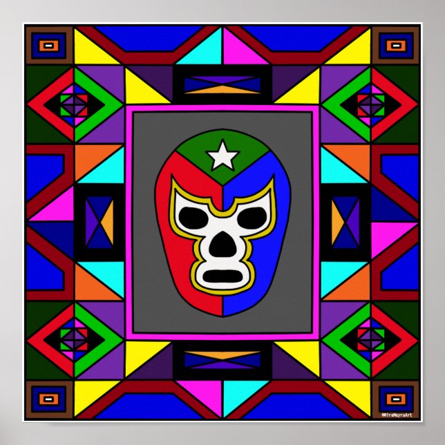 TexMex Luchador Poster (Front)