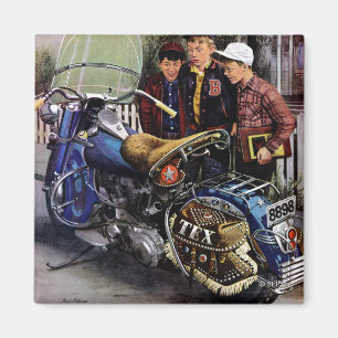 Tex's Motorcycle Magnet