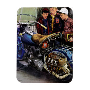 Tex's Motorcycle Magnet