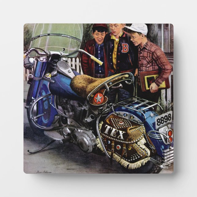 Tex's Motorcycle Plaque (Front)