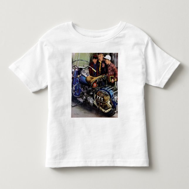 Tex's Motorcycle Toddler T-Shirt (Front)