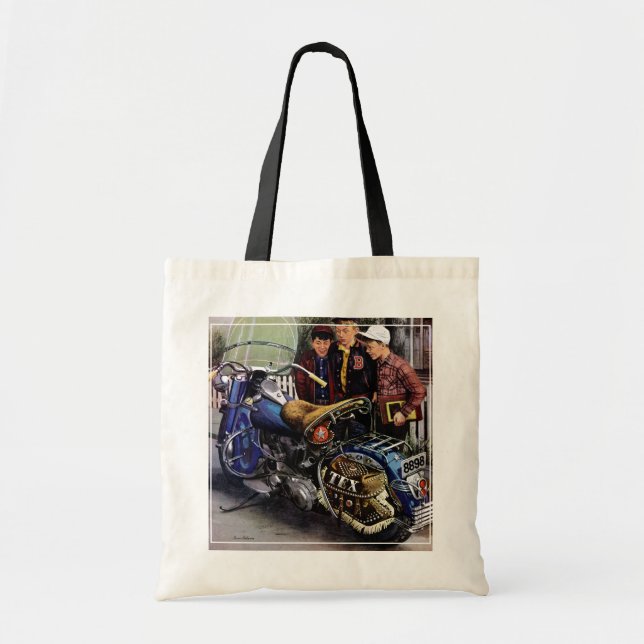 Tex's Motorcycle Tote Bag (Front)