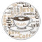 Text Art Coffee Cup Pattern Name