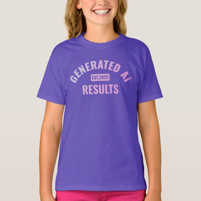 Text art T-Shirt with Simple and Clean Design (Front)