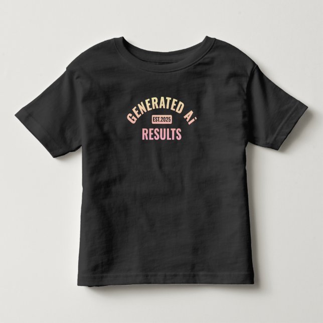 Text art T-Shirt with Simple and Clean Design (Front)