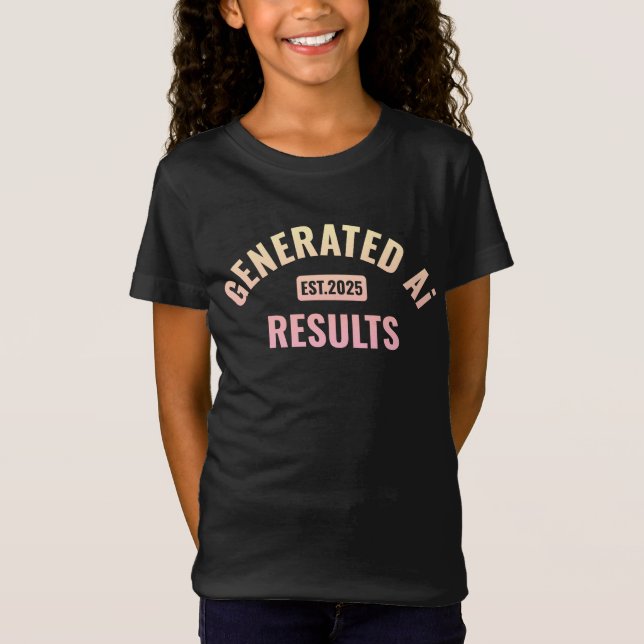 Text art T-Shirt with Simple and Clean Design (Front)