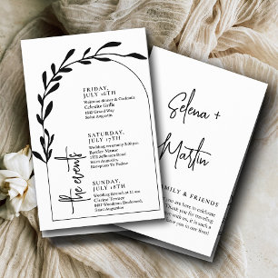 Text Basic Arch Wedding Events Timeline