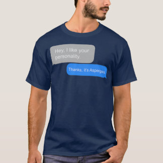 Text Bubble Thanks T-Shirt