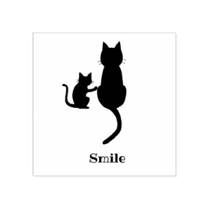 Text Custom CAT Rubber Stamp