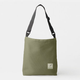 Text Custom Sustainable Life Green Cross Body Bag