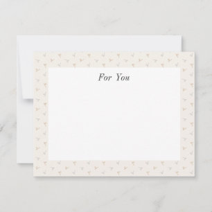 Text Customization Dragonfly Ivory Card