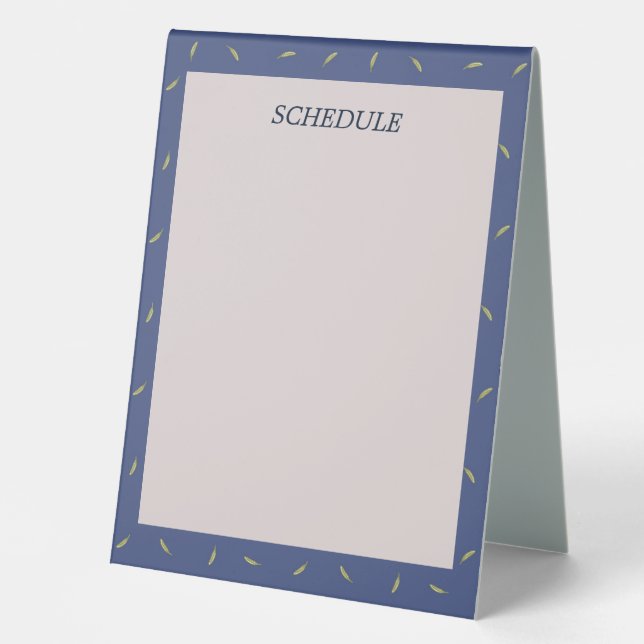 Text Customized Feather Blue (Front)