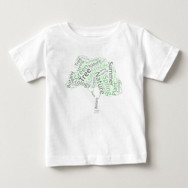 Text Design – ECO Tree Baby T-Shirt (Front)