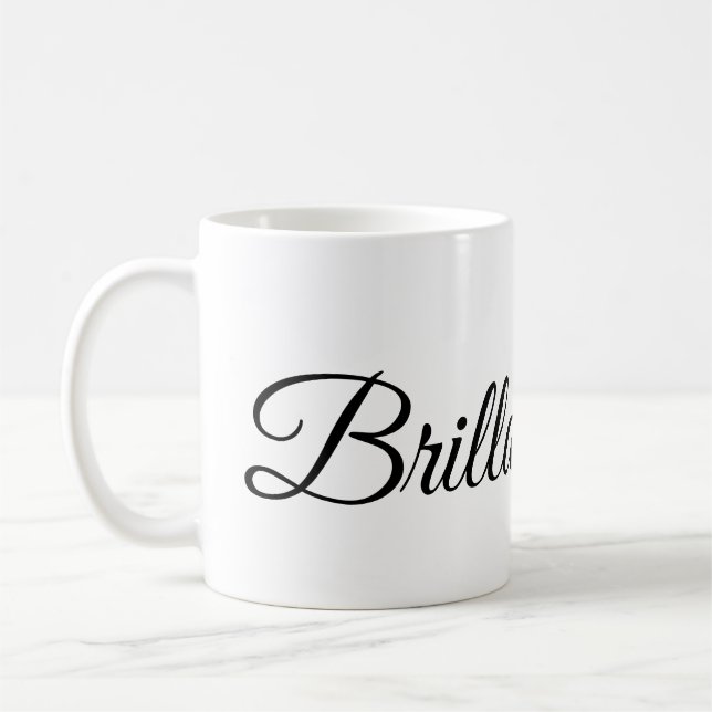 Text Design Mug (Left)