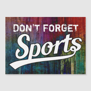 Text Design: SPORTS white + your own text & ideas